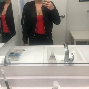 Fashion Nova Black Bomber